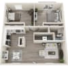 Floor plan: 2x1