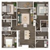 Floor plan: C1