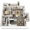 Floor plan: Oaks 1