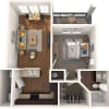 Floor plan: One Bedroom