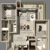 Floor plan: The Palmero