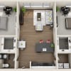Floor plan: B1.22