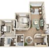 Floor plan: The NoDa W/Solarium
