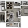 Floor plan: Two Bedroom Two Bathroom Large