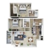 Floor plan: 2TH