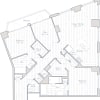 Floor plan: 2 Bed/2.5 Bath Den-F2-b1