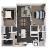 Floor plan: B2A