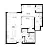 Floor plan: Two Bedroom - E