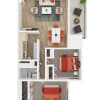 Floor plan: Redwood - 2x1