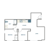 Floor plan: 2x1 - D2