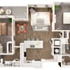 Floor plan: Two-Bedroom Apartment (B2)