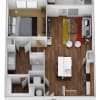 Floor plan: A1B-M