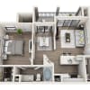 Floor plan: The Buchanan (A1B)
