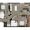 Floor plan: Two Bedroom (2C)