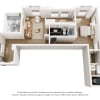 Floor plan: 1BR TYPE Q