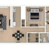 Floor plan: 2 Bedroom