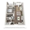 Floor plan: One Bedroom A1