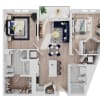Floor plan: 2x2B2