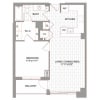 Floor plan: 1x1 Furnished (30-day stay available)