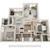 Floor plan: The Bordeaux Solarium