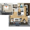 Floor plan: One Bedroom One Bath