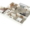 Floor plan: 2X1