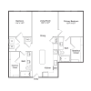 Floor plan: B1B