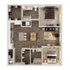 Floor plan: B8 - SECOND AVE