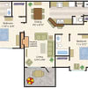 Floor plan: 2X2 Partial Reno