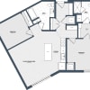 Floor plan: 2 Bed/2 Bath-B5