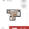 Floor plan: Studio - 281 sqft