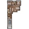 Floor plan: Sunflower Townhome B