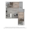 Floor plan: C4 2 Bedroom 2 Bath