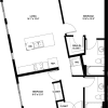 Floor plan: Two Bedroom B1