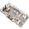 Floor plan: 1 Bed 1 Bath