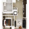 Floor plan: 1 Bed/1 Bath-A6 ADA