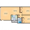 Floor plan: 2x1