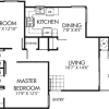Floor plan: Two Bed Two Bath B
