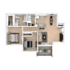Floor plan: 2x1