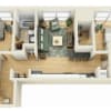 Floor plan: 2 Bedroom CC