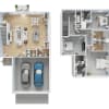 Floor plan: The Sampson - Townhome