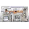 Floor plan:  The Uptown