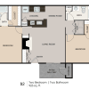Floor plan: B2
