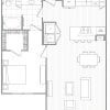 Floor plan: 1 Bed/1 Bath-A7