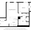 Floor plan: A1-4 | 1 Bed/ 1 Bath