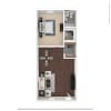 Floor plan: 1Bedroom