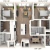 Floor plan: 2B3.2 2x2 1224 SF-FP