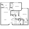 Floor plan: 2x1 MKT