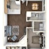 Floor plan: 1X1B