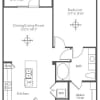 Floor plan: A 9 1Bed/1